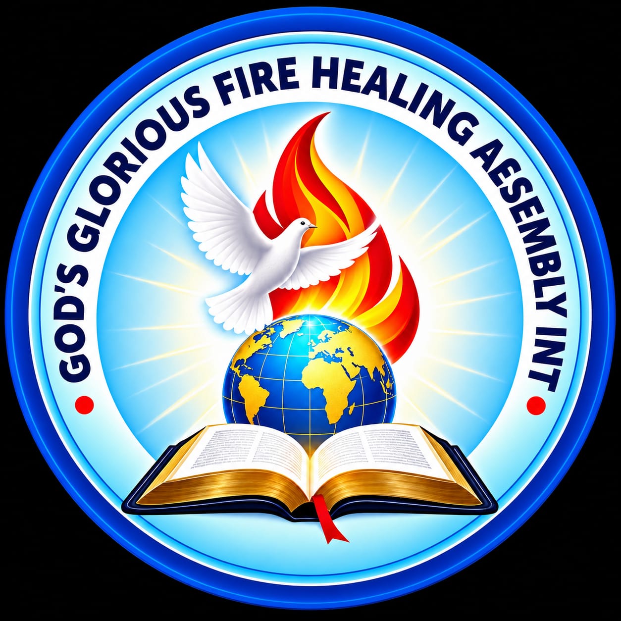 God's Glorious Fire Healing Assembly logo